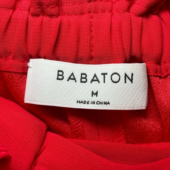 Babaton Aritzoa - Tropical Summery Comfy Women's Red Shorts in Size M - Picture 4 of 8